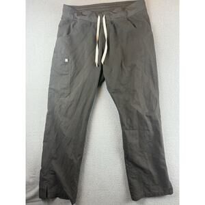 Figs Black Straight Leg Pants